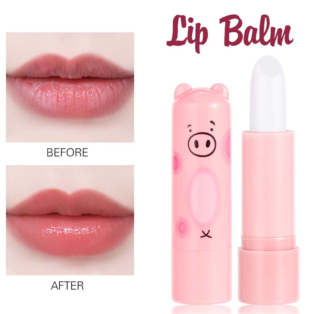 BAOLISHI Cute Pet Cartoon Lip Balm Colorless Moisturizing