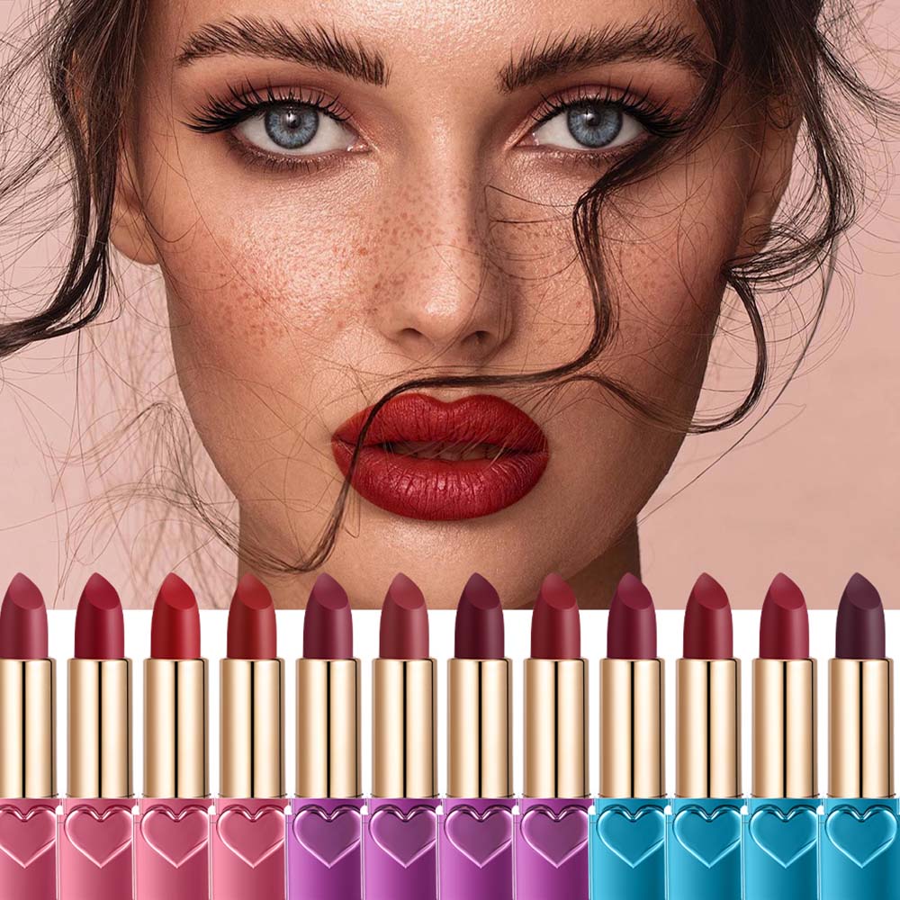 BAOLISHI Trending Make up 12 Colors Matte Velvet Lipstick3