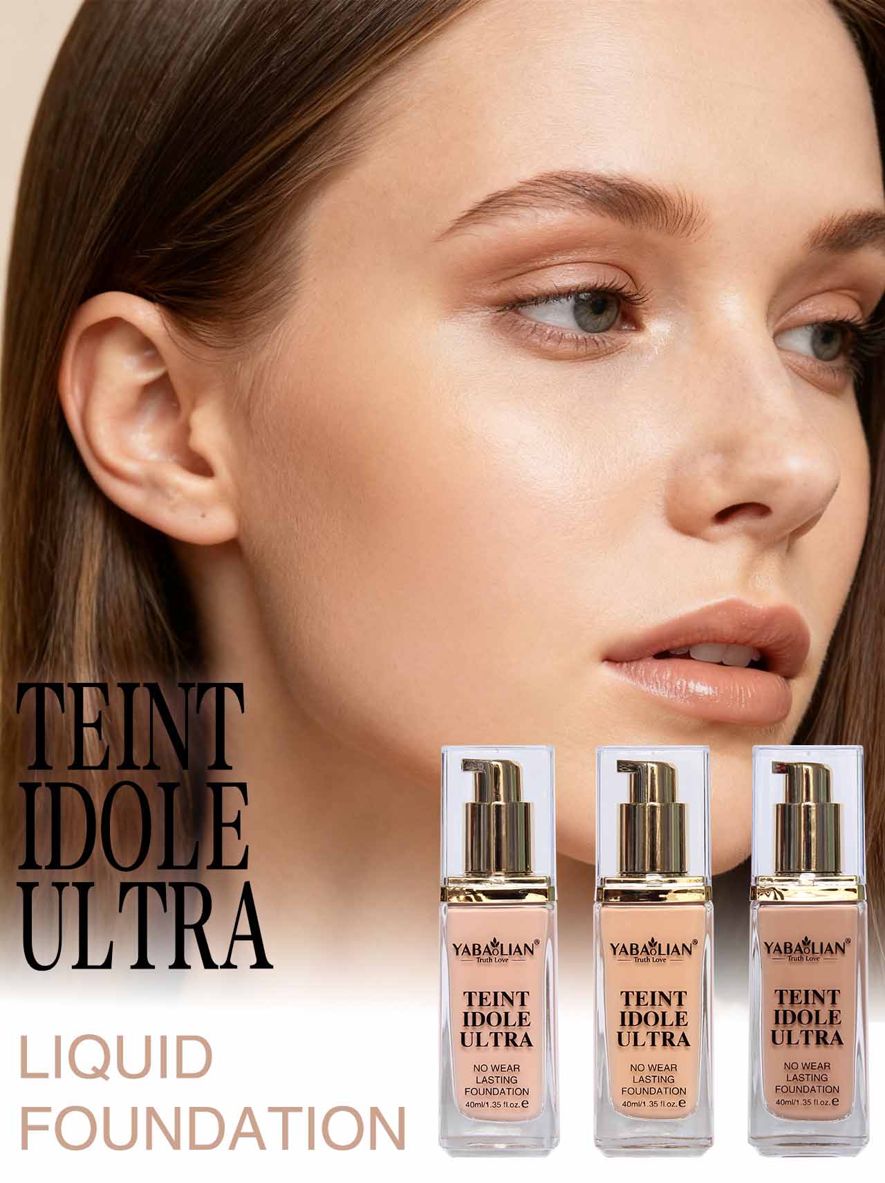 Base Liquid Foundation Private Label Make up Cream