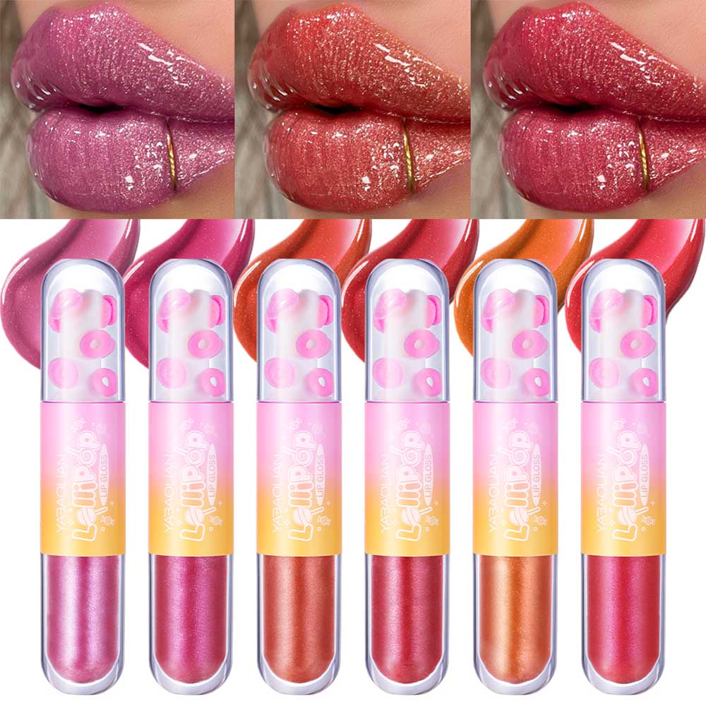 Double Headed Vegan Lip Gloss and Transparent Wholesale3