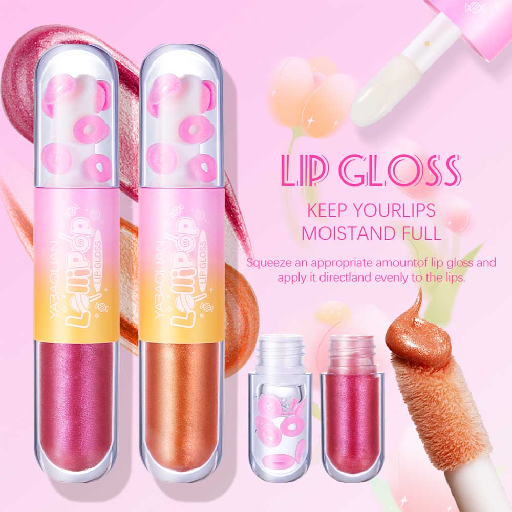 Double Headed Vegan Lip Gloss and Transparent Wholesale4