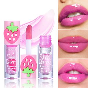 Pink lip gloss