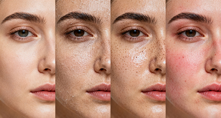 The requirements of foundation liquid for skin types