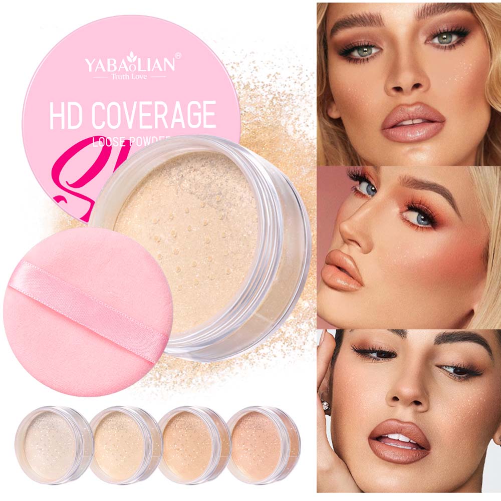 YABAOLIAN 4-Color Loose Powder for Facial Makeup
