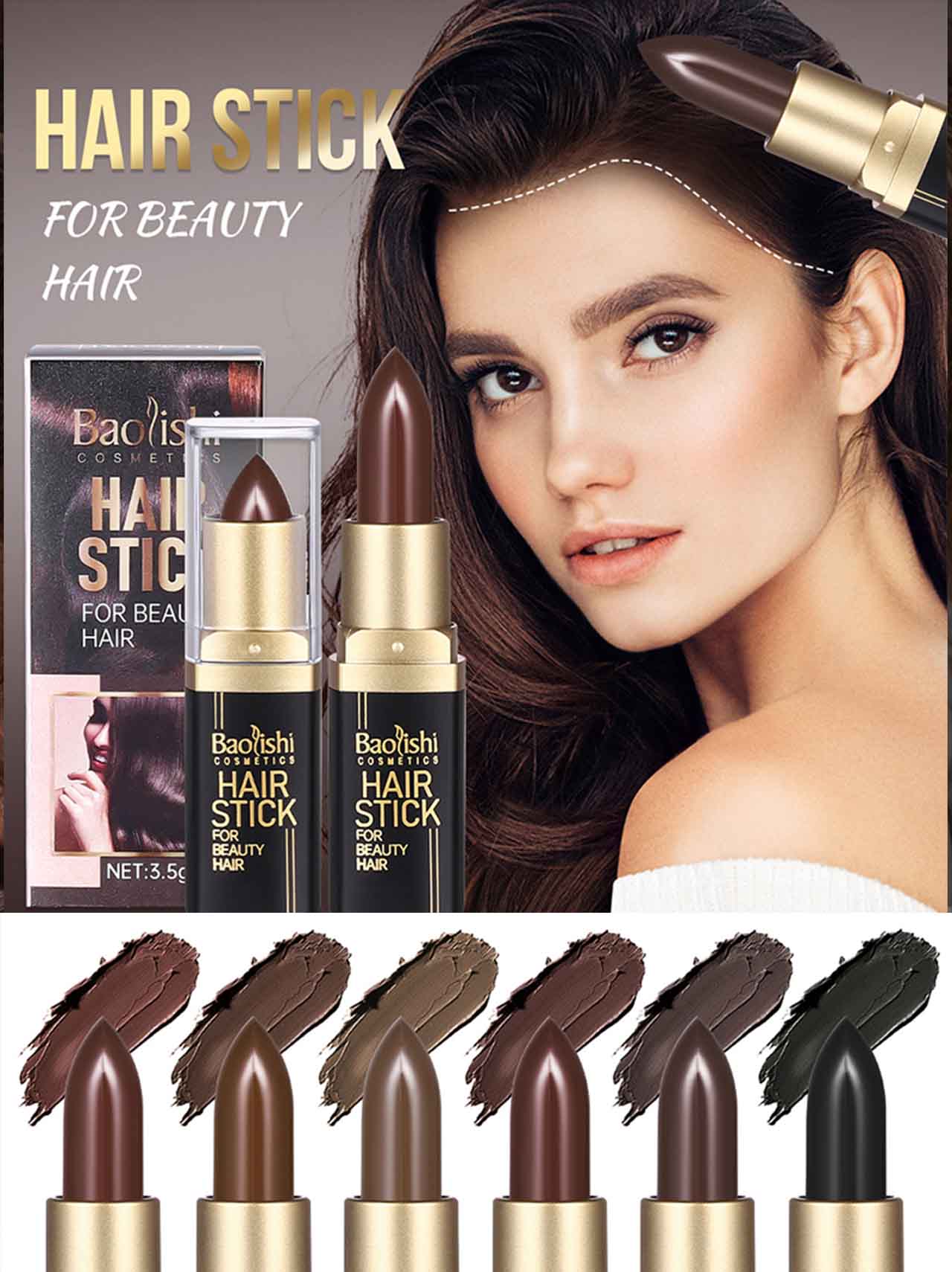 YABAOLIAN Instantly Cover Concealer Hairline Cream Stick