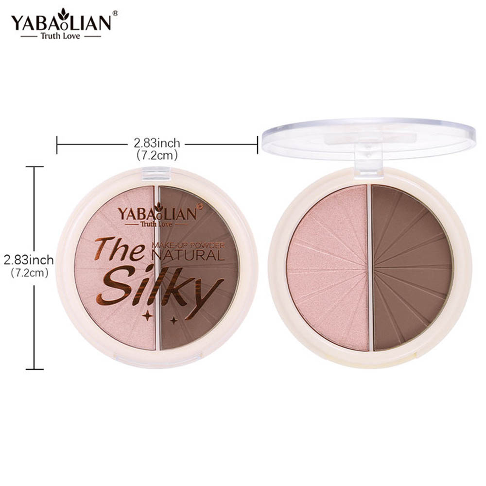 YABAOLIAN Shimmer Glitter Highlighter Palette5