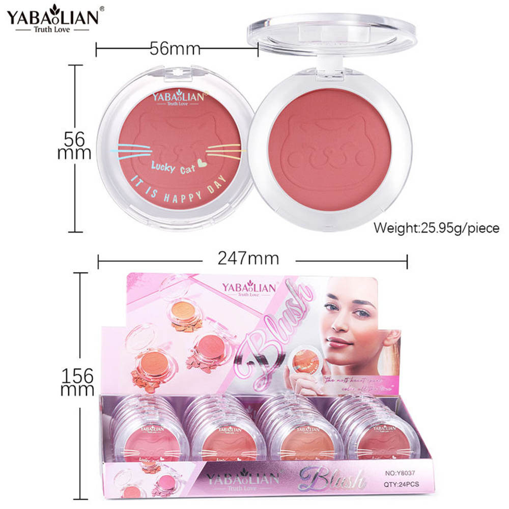 YABAOLIAN Wholesale Blush Powder Natural Pink Fine Matte