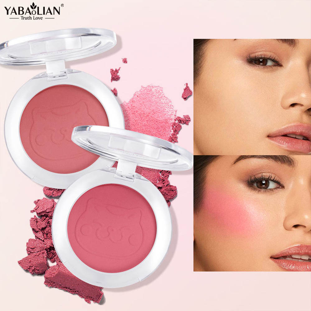 YABAOLIAN Wholesale Blush Powder Natural Pink Fine Matte2
