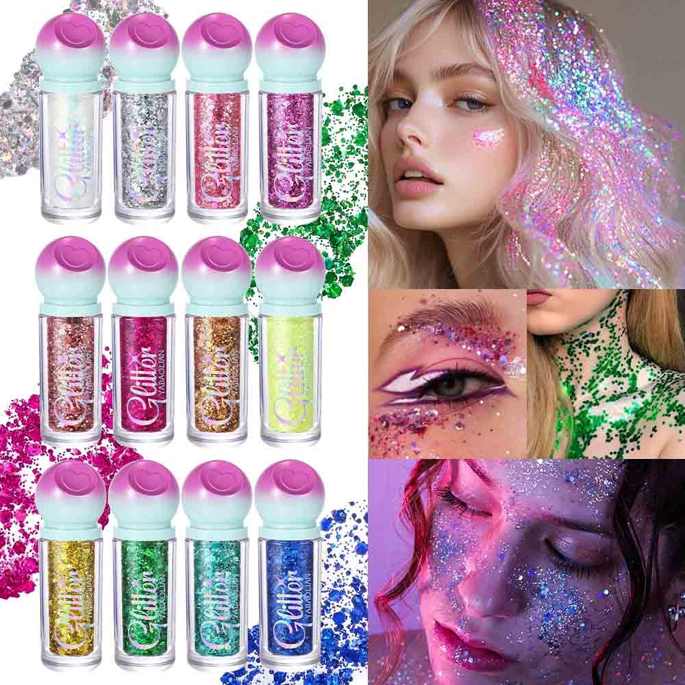 YABAOLIAN Wholesale Makeup Shimmer Glitter Gel2