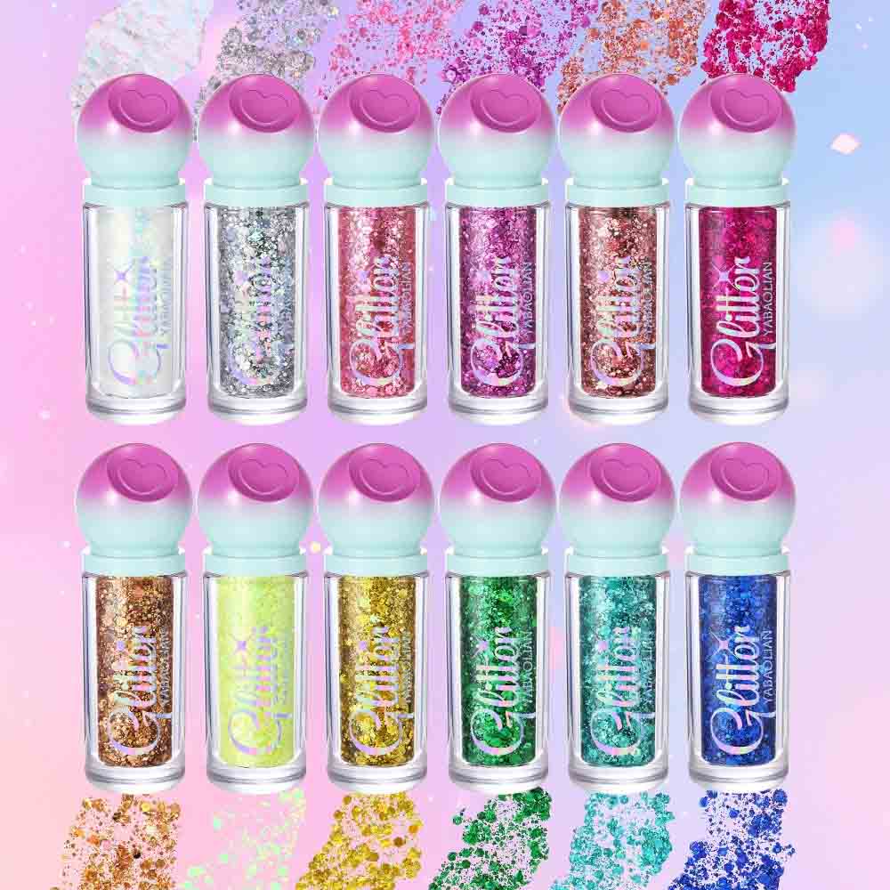 YABAOLIAN Wholesale Makeup Shimmer Glitter Gel4
