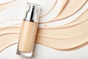 Waterproof, sweat-proof foundation with long-lasting formula