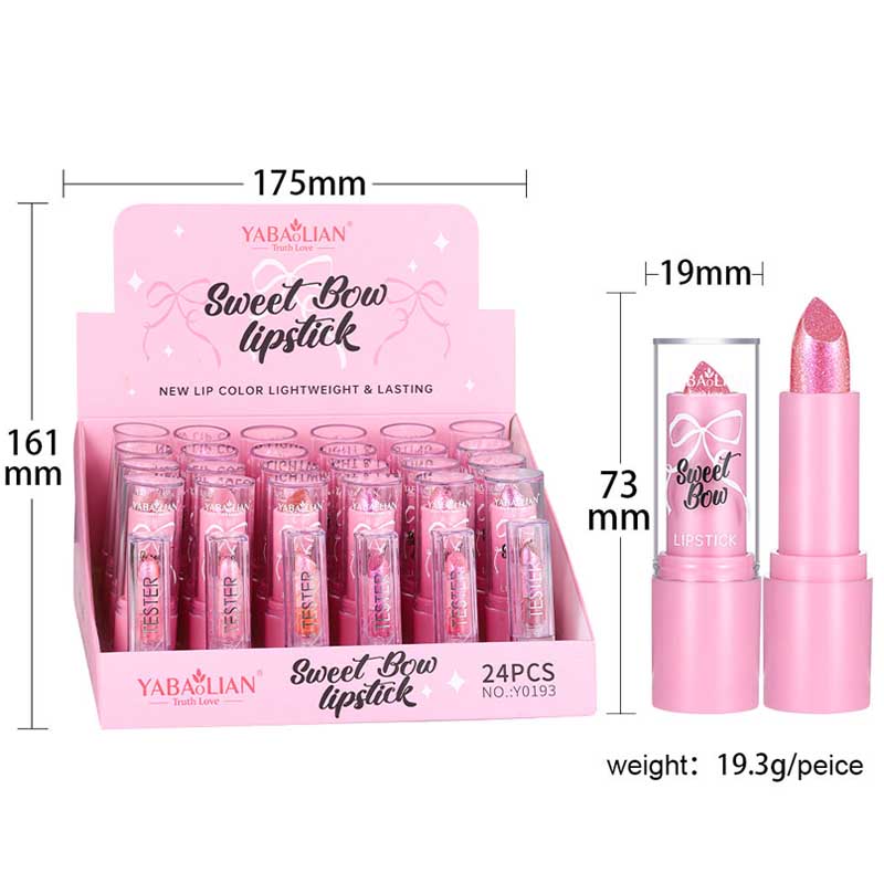 Long Lasting Waterproof Glitter Lip Stick
