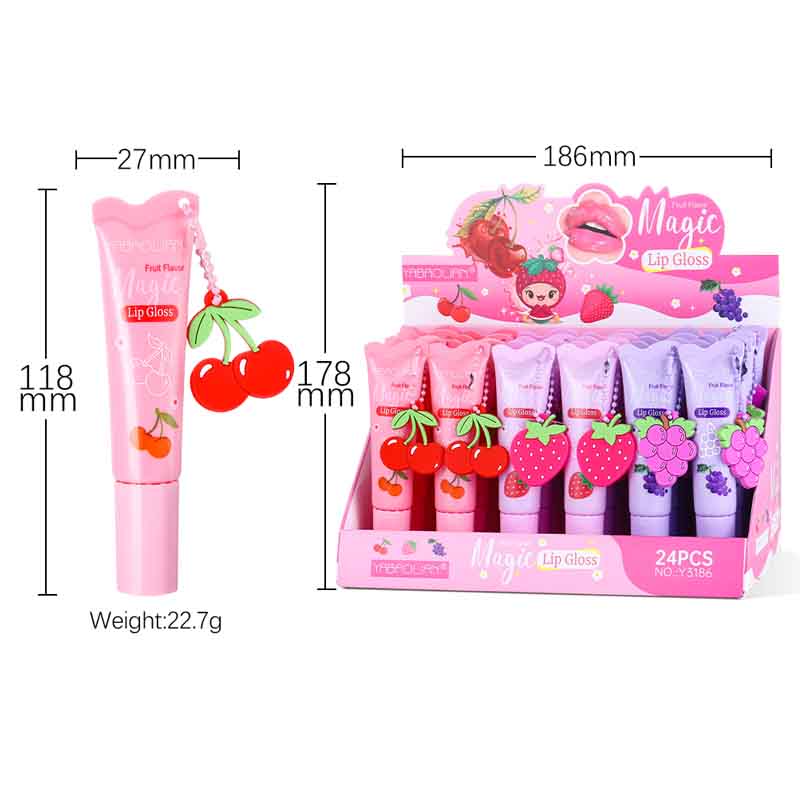 lip gloss with keychain
