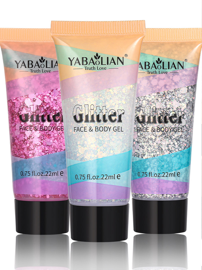 Y92 safety face body glitter gel for kids and women