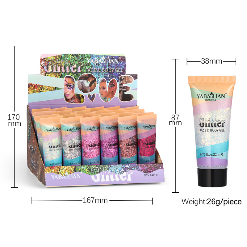 Y92 face and body glitter