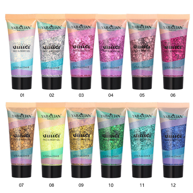 Y92 face and body glitter can be used directly in the body from head to toe