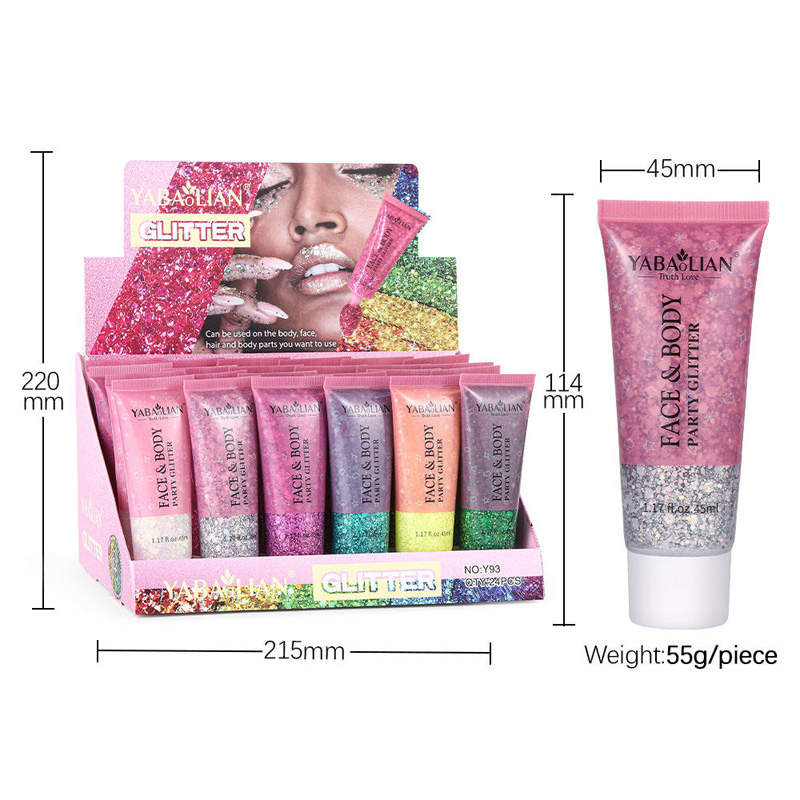 Y93 Body Glitter,Singer Concerts Music Festival Rave Accessories