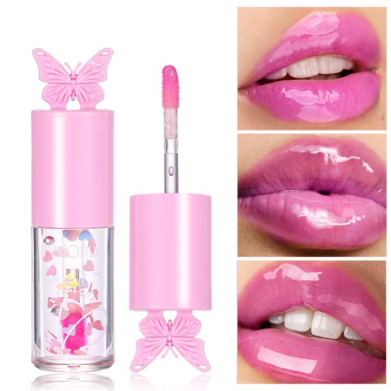 change color lip gloss butterfly