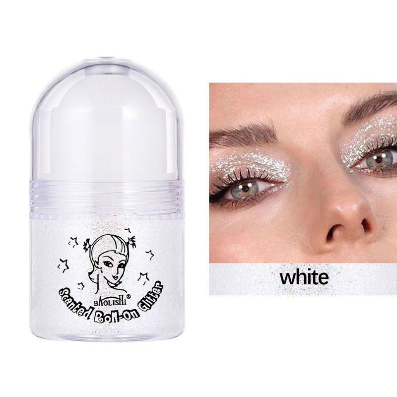 b88 White Roll-on Face Glitter for Mermaid Makeup
