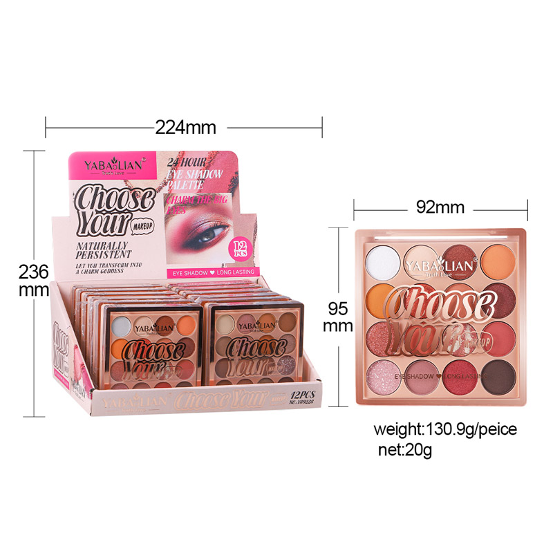 y89228 Rose Gold Bronze Naked Cream Eyeshadow Palette Makeup