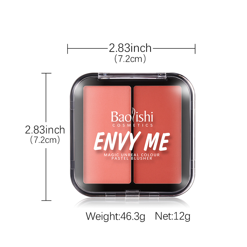 Unbranded cream blush sticks with pink coral and berry color swatches